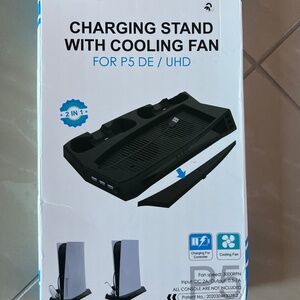 2905 Charging Stand with cooling Fan for P5 DE/ UHD 2 IN 1